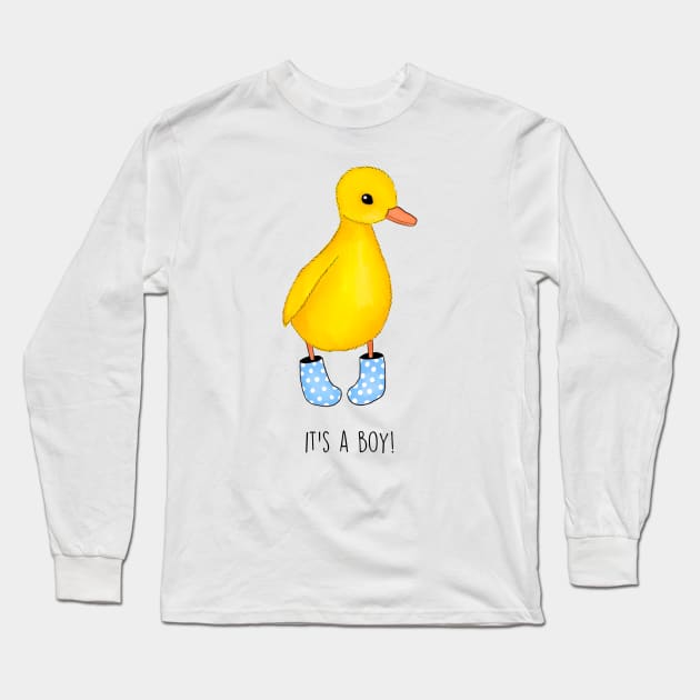 Chicky boy Long Sleeve T-Shirt by Poppy and Mabel